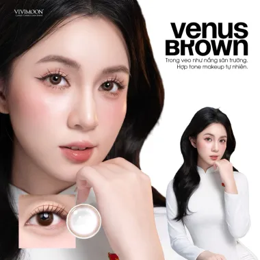 (GIÁ 1 CHIẾC) Lens 1 ngày Eyesme – CIDER BROWN giãn nhẹ 14.1mm