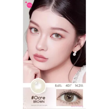 CROWN COLLECTION (CROWN BROWN) – Mẫu lens giãn tròng đỉnh cao 14.5mm từ Fresh Lady