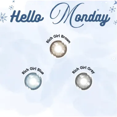 Series Mẫu Lens Rich Girl giãn nhẹ 14.2mm Fresh Lady 6 tháng ( Giá 1 đôi)