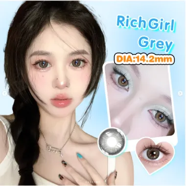 Series Mẫu Lens Rich Girl giãn nhẹ 14.2mm Fresh Lady 6 tháng ( Giá 1 đôi)